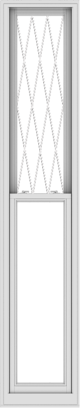 WDMA 20x102 (19.5 x 101.5 inch)  Aluminum Single Double Hung Window with Diamond Grids