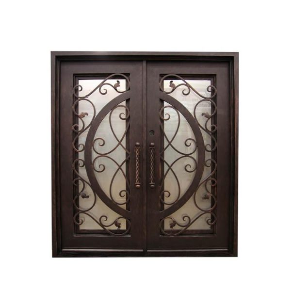 WDMA main door iron gate design Steel Door Wrought Iron Door