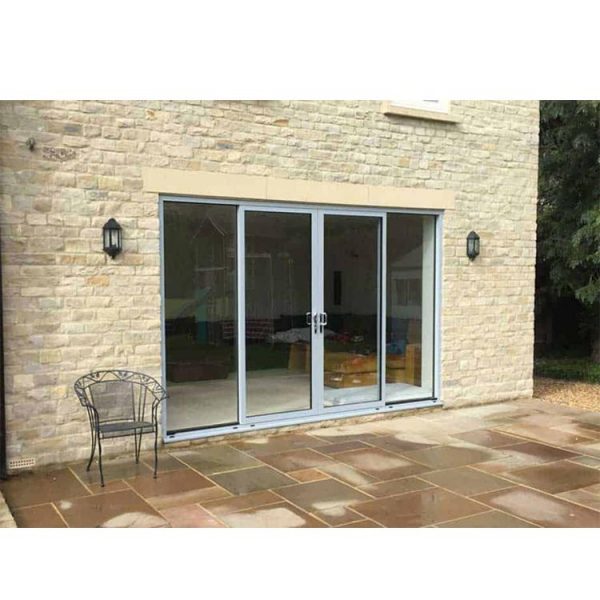 China WDMA Commercial Glass Doors Low-e Patio Doors Sliding Door With Grid