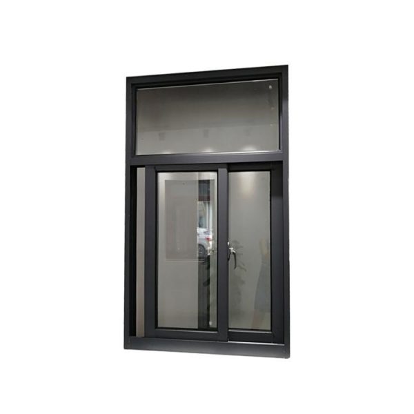 WDMA White Aluminium Frame Glass Window