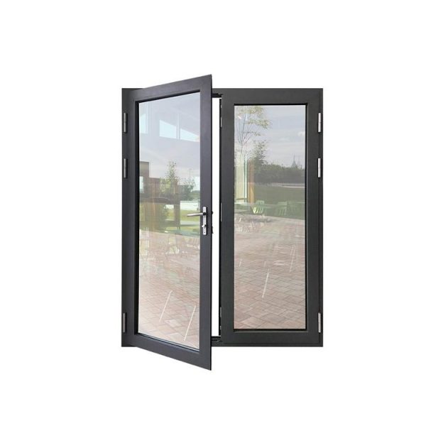 China WDMA Fabrication Of Thermal Break Aluminum Door And Window System With Tempered Fireplace Glass Sauna Door Design