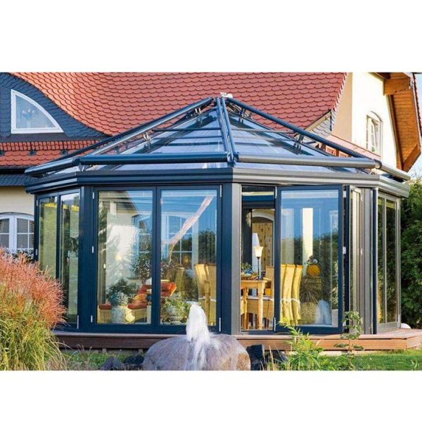 WDMA Insulated Glass Conservatory Rooms For Gardens