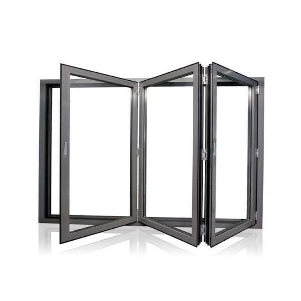 China WDMA folding glass window Aluminum Folding Window