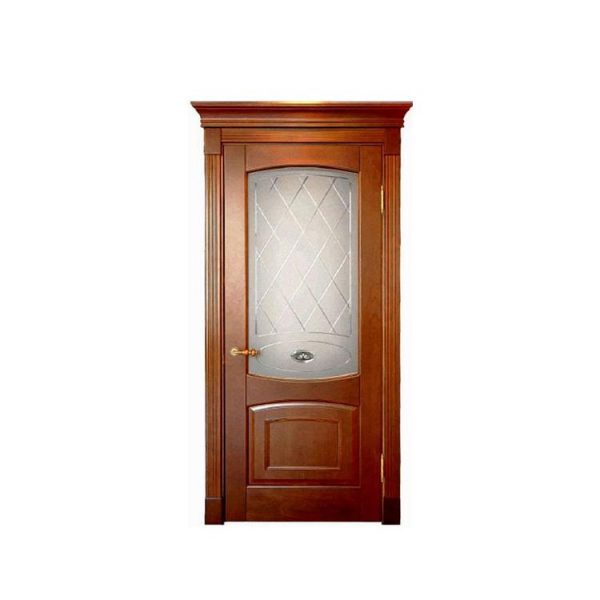 China WDMA flat teak wood main door designs