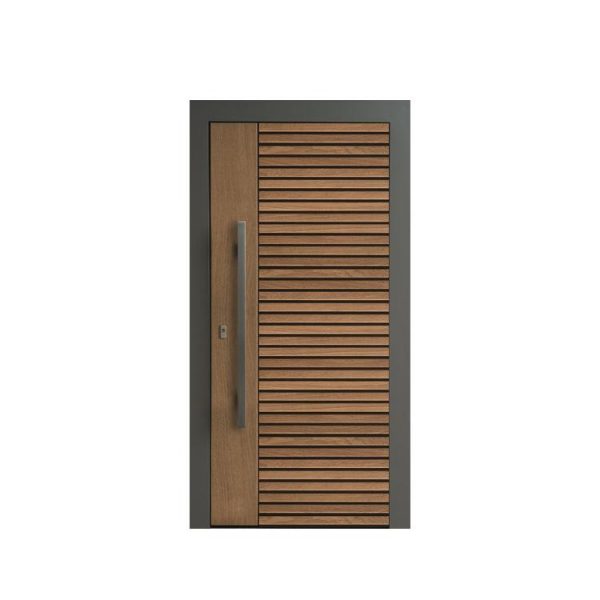 China WDMA Outdoor Heavy Duty Design Wood Entrance Entry Interior Pivot Door