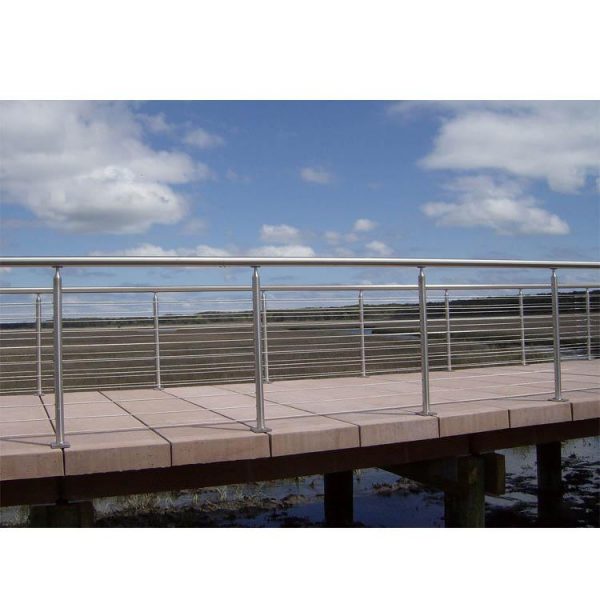 China WDMA Safety Hotel Ss Galvanized Balcony Railing Pipe Inox Handrail Balustrade Design