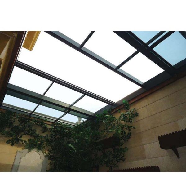 China WDMA Sound Proof Thermal Break Aluminum Sky Light Sliding Window Roof Double Glazed