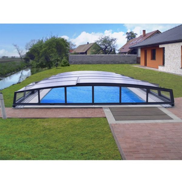 WDMA Wholesale Price Aluminium Waterproof Retractable Pool Roof Swimming Pool Cover