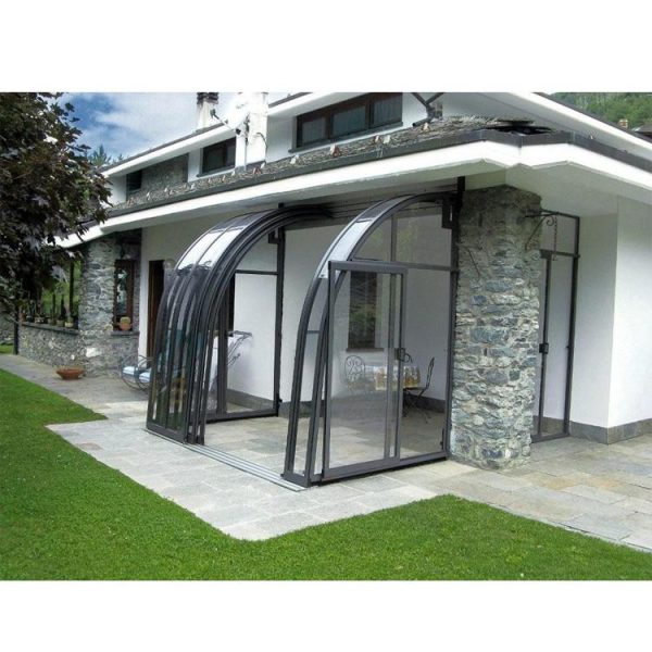 WDMA Wholesale Price Waterproof Retractable Awnings Motorized Swimming Pool Enclosures