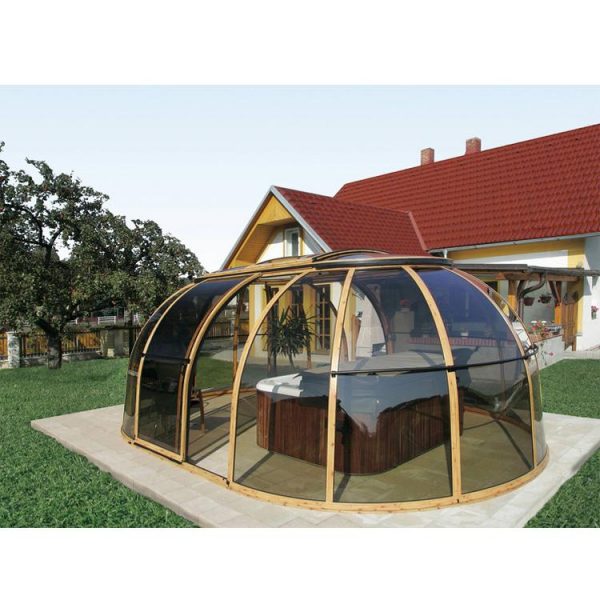 China WDMA Wholesale Price Waterproof Retractable Awnings Motorized Swimming Pool Enclosures